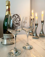 Load image into Gallery viewer, Wanna be a Litle Mermaid Wine Glass - Designremo
